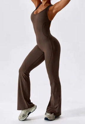Combinaison Flare Dos Nu Sans Couture Camille