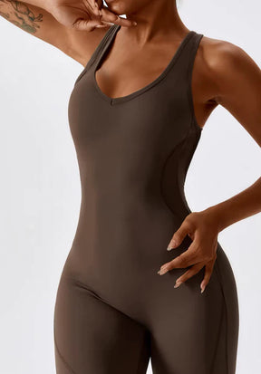 Combinaison Flare Dos Nu Sans Couture Camille