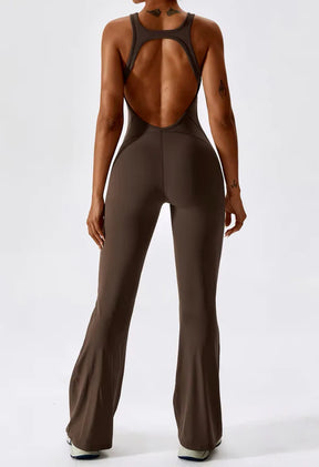Combinaison Flare Dos Nu Sans Couture Camille