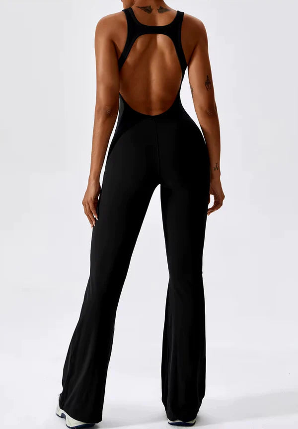 Combinaison Flare Dos Nu Sans Couture Camille