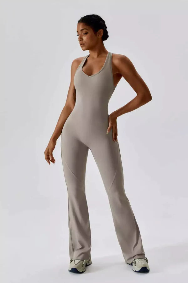 Combinaison Flare Dos Nu Sans Couture Camille