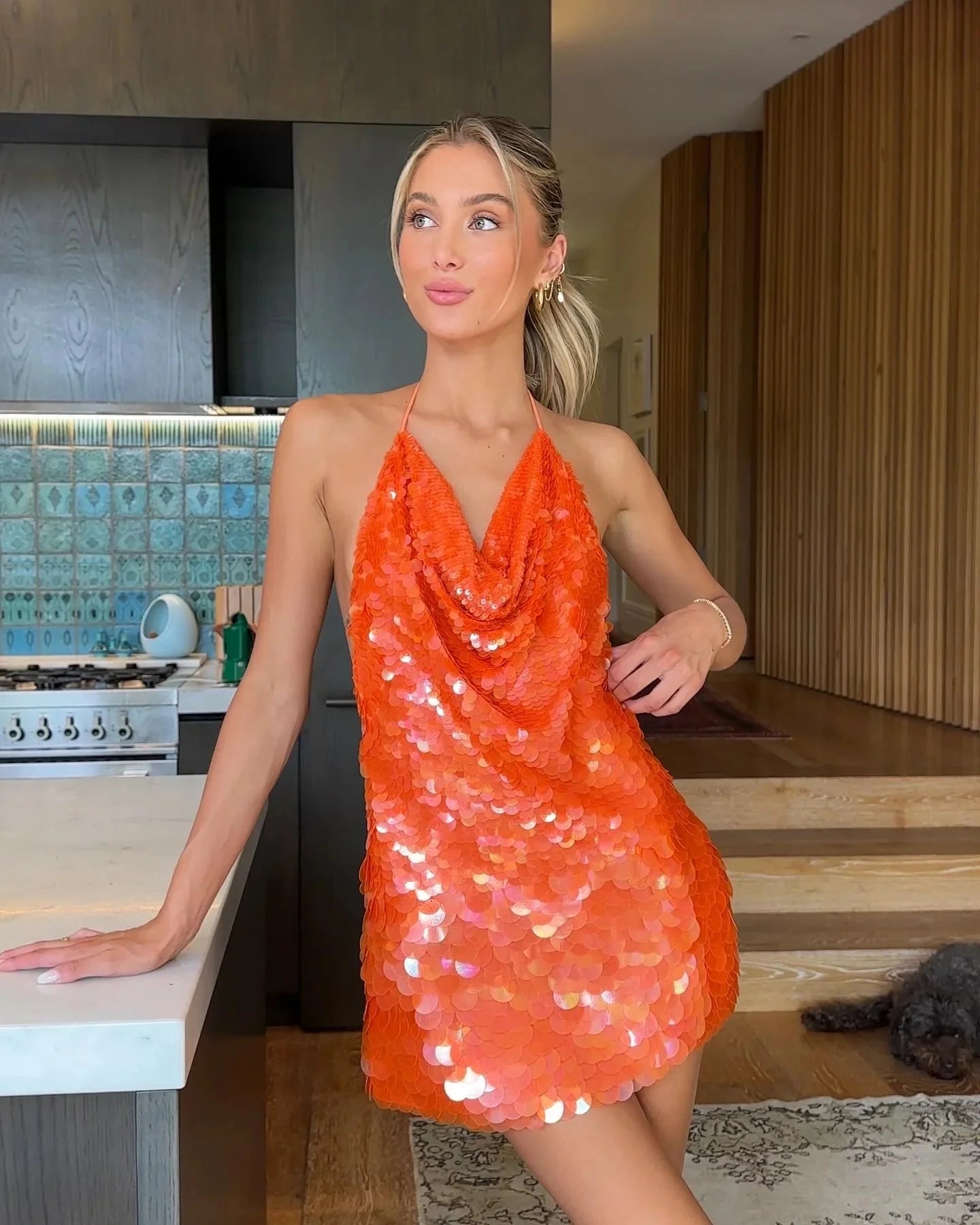 Robe Courte Pailletée Karina