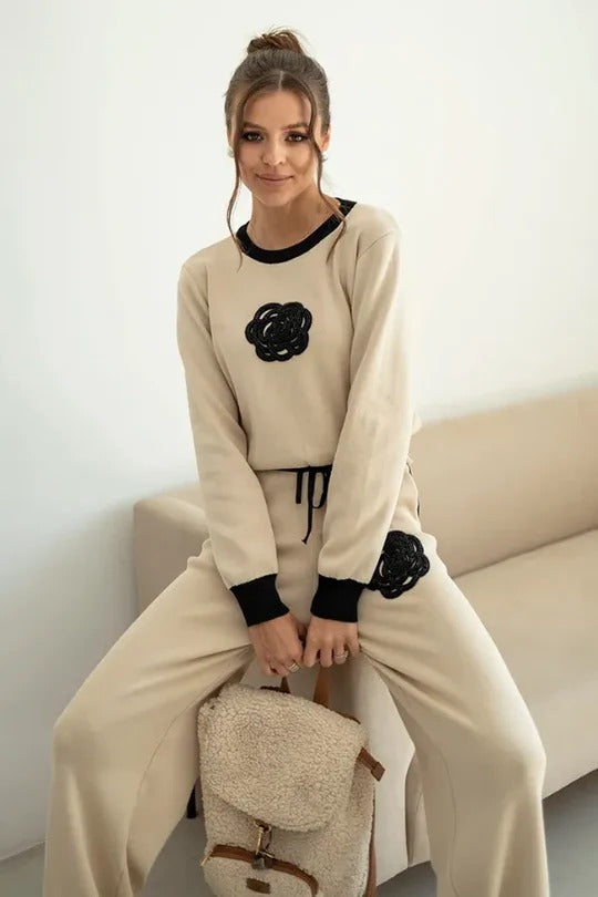 Ensemble Margot – Haut & Pantalon en Maille