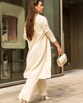 Ensemble Joyce – Tricoté, Pantalon • Chemisier • Veste