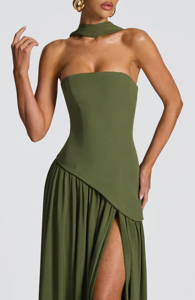 Robe Longue Sans Bretelles Mya