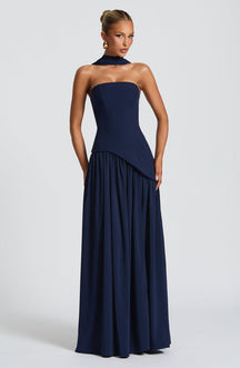 Robe Longue Sans Bretelles Mya