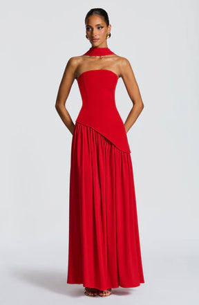 Robe Longue Sans Bretelles Mya