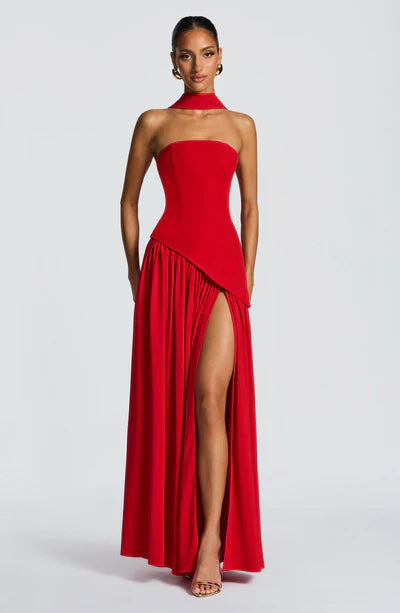 Robe Longue Sans Bretelles Mya