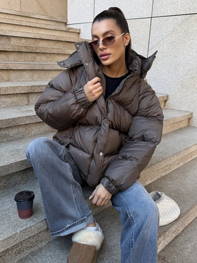 Doudoune à capuche Camille