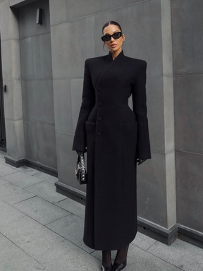 Pardessus à boutons Dominique