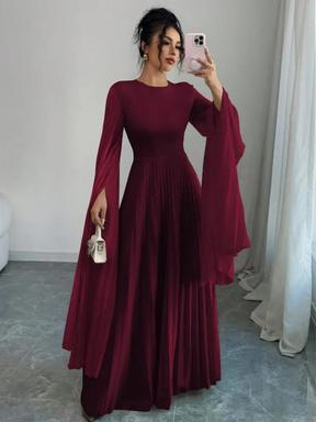 Robe longue à manches longues Delphine