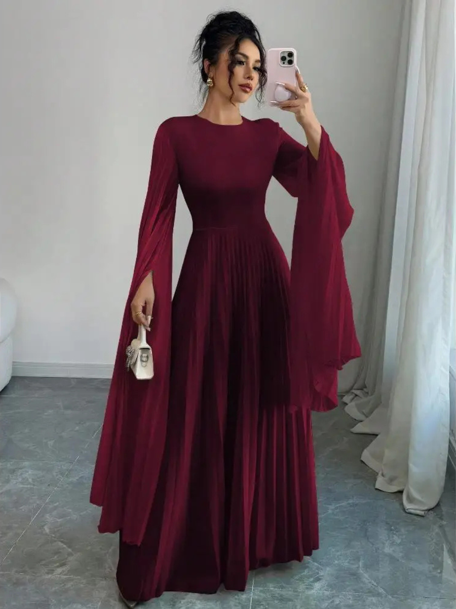 Robe longue à manches longues Delphine