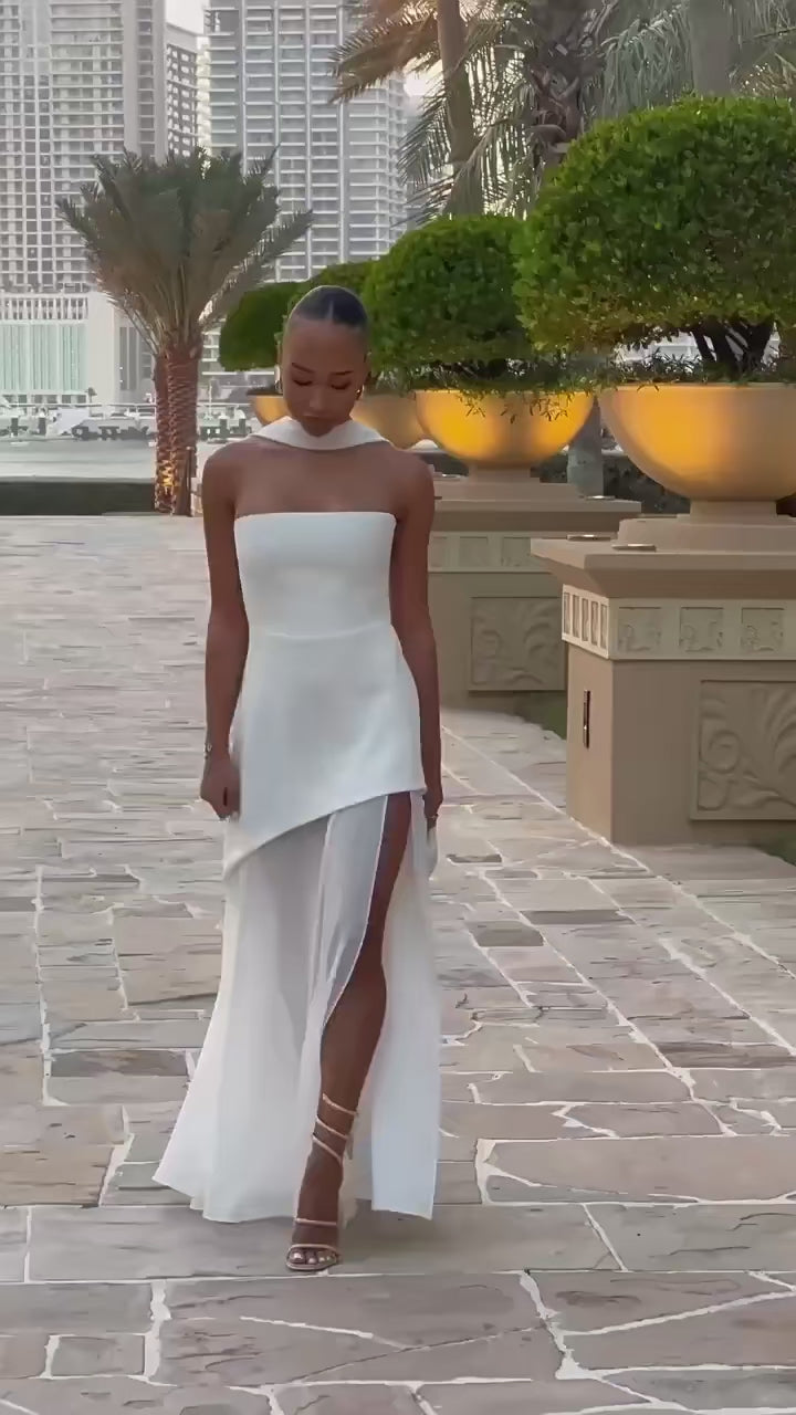 Robe Longue Asymétrique Valérie