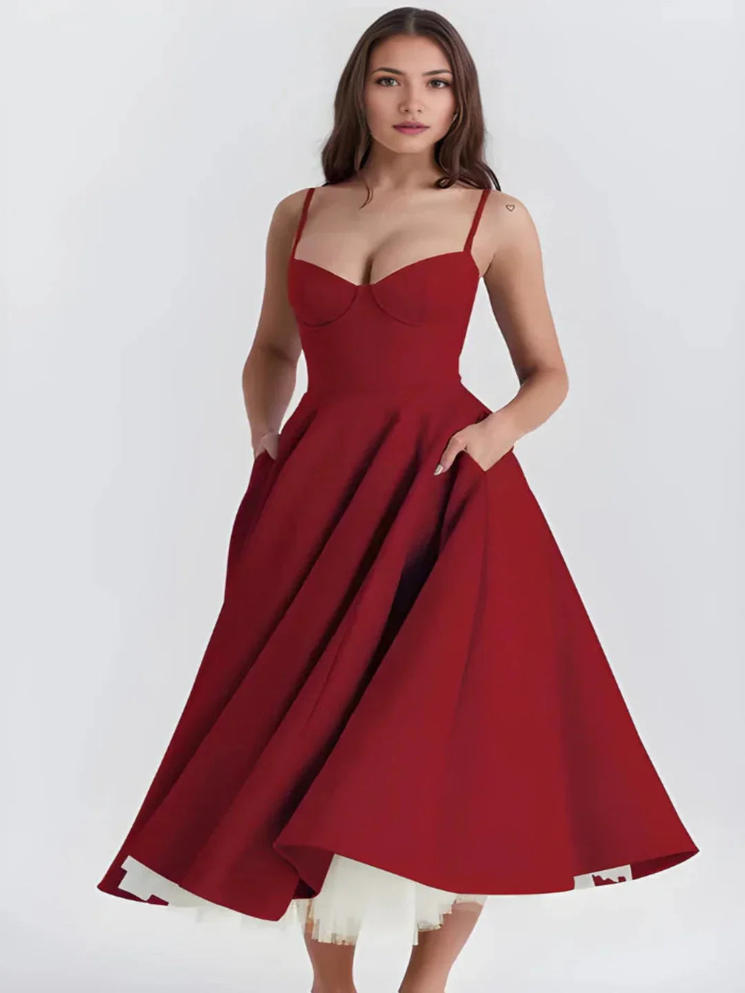 Robe Midi Corset Chloé