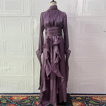 Robe longue à volants Laure