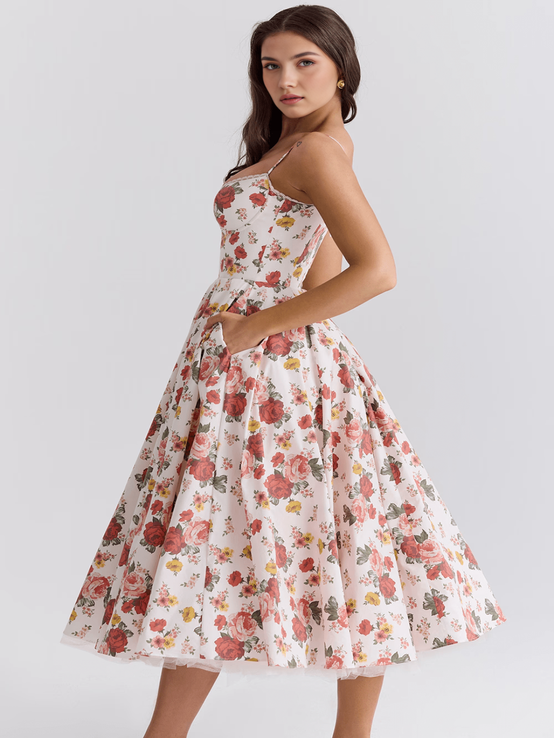 Robe Midi Corset Chloé