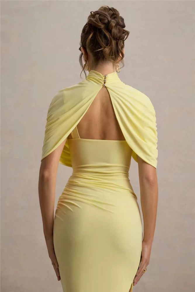 Robe Longue Asymétrique Lyra