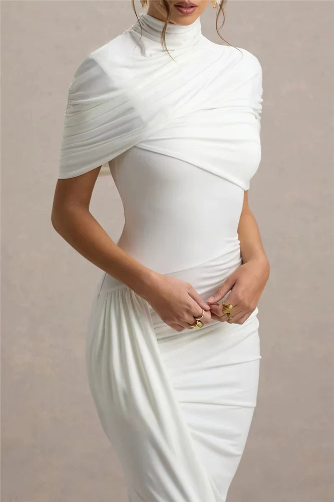 Robe Longue Asymétrique Lyra